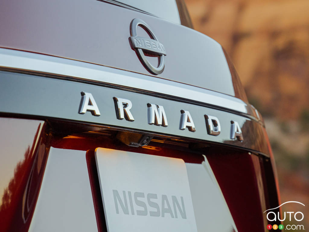 Nissan Armada 2022, écusson